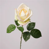 Load image into Gallery viewer, Artificial Real Touch Gemini Rose Stem (66cm)