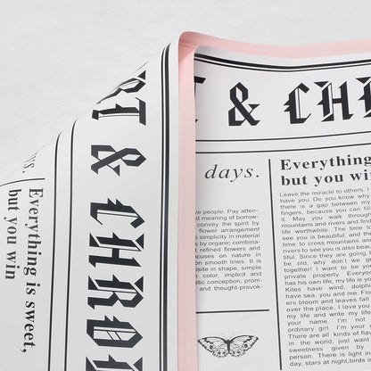 20pcs Vintage Newspaper Bouquet Paper (57x57cm)