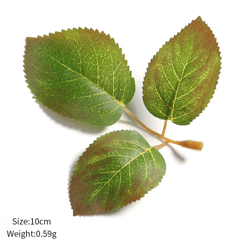 Artificial Foliage Green Leaves Pack 100