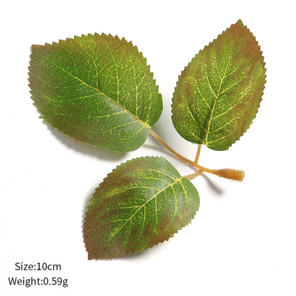 Artificial Foliage Green Leaves Pack 100