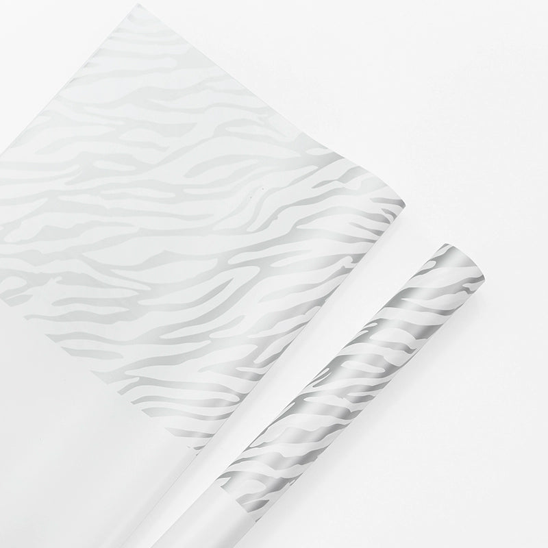 20pcs Zebra Print Flower Wrap Paper (57x57cm)