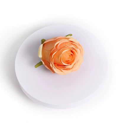 6cm Artificial Silk Rose Flower Heads Pack 30