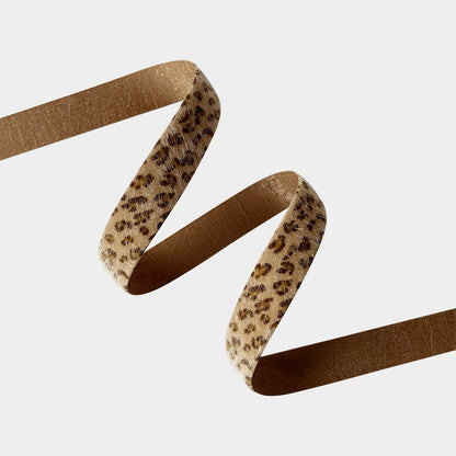 Leopard Print Plush Ribbon (2.5cmx10Yd)
