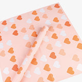 Load image into Gallery viewer, 20pcs Valentine&#39;s Day Heart Print Floral Wrap Paper (58x58cm)