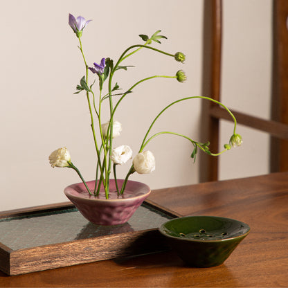Minimalist Ceramic Ikebana Flower Vase