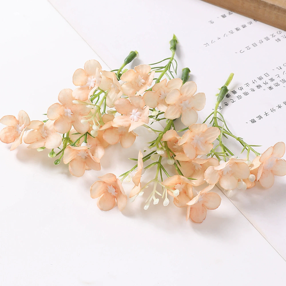 8cm Silk Hydrangea Flower Heads Pack 30