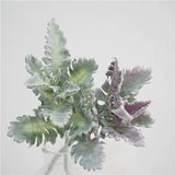Load image into Gallery viewer, Flocked Artificial Dusty Miller Stem (38cm)