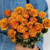 Load image into Gallery viewer, 20-Stem Real Dried Rose Flower Bouquet