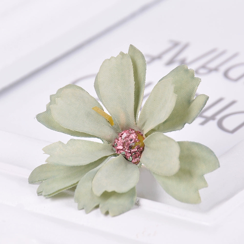 4.5cm Silk Flower Heads for Crafting Pack 100