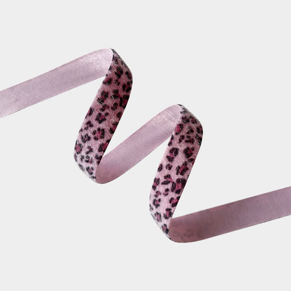 Leopard Print Plush Ribbon (2.5cmx10Yd)