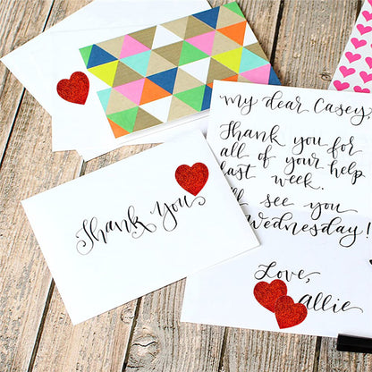 500pcs Glitter Heart Sticker for Valentine's Day