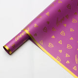 Load image into Gallery viewer, 20pcs Gold Edged Heart Bouquet Paper (57x57cm)