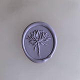 Load image into Gallery viewer, 30Pcs Lavender Purple Wax Seal Stickers