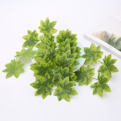 30pcs Artificial Autumn Leaves for Decoration
