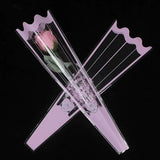 Load image into Gallery viewer, 100pcs Stripe Heart Single Flower Sleeves Bags