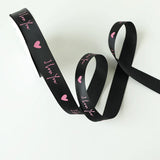 Load image into Gallery viewer, I LOVE YOU Valentine's Day Ribbon (2.5cmx20Yd)
