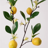 Load image into Gallery viewer, 17" Artificial Lemon Stem with Blossoms