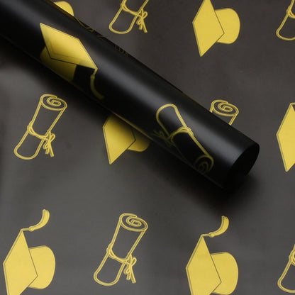 20pcs Graduation Flower Wrap Paper (57x57cm)