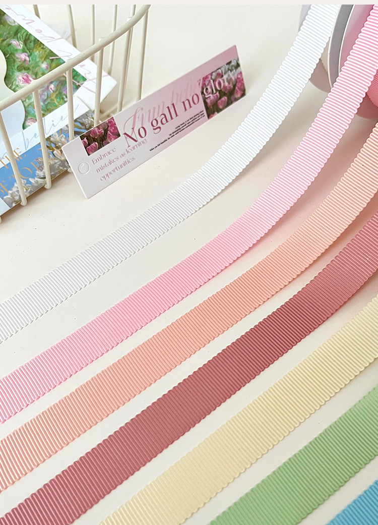 Spring Bright Color Florist Ribbon (16mmx12Yd)