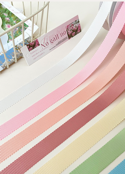 Spring Bright Color Florist Ribbon (16mmx12Yd)