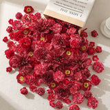 Load image into Gallery viewer, Red Mixed-Size Artificial Flower Heads (100pcs)