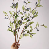 Load image into Gallery viewer, Artificial Huckleberry Greenery Branch (75cm)