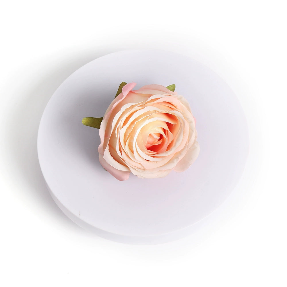 6cm Artificial Silk Rose Flower Heads Pack 30
