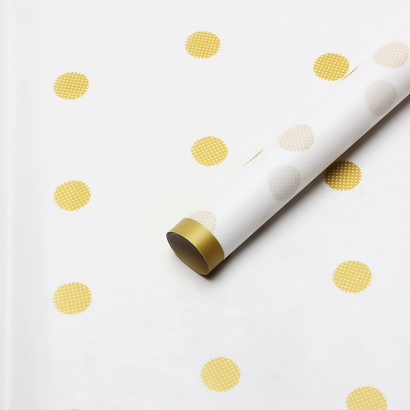 20pcs Polka Dots Frosted Cellophane Wrap (57x57cm)