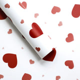 Load image into Gallery viewer, 20pcs Waterproof Heart Pattern Flower Wrap Paper (58x58cm)