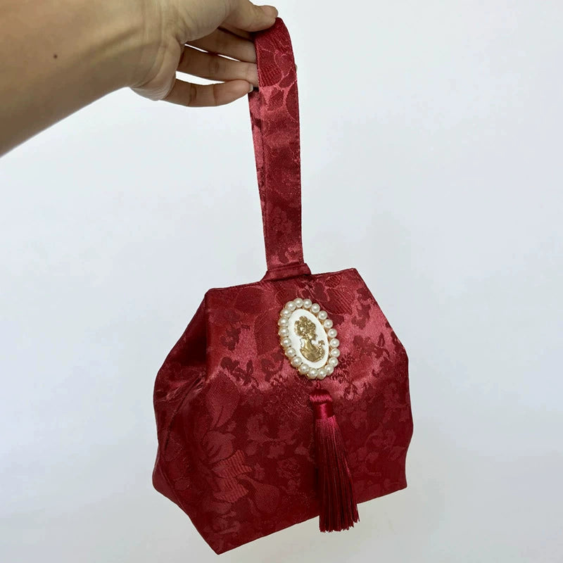Tassel-adorned Vintage Party Favor Bags