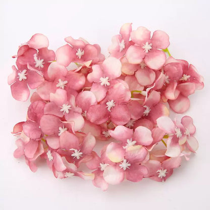 5cm Silk Hydrangea Flower Heads Pack 30