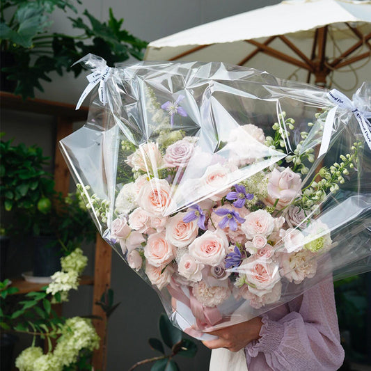 Clear Dust Cover Bags for Bouquets Pack 50