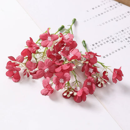 8cm Silk Hydrangea Flower Heads Pack 30