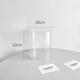 Load image into Gallery viewer, Transparent Acrylic Round Floral Box