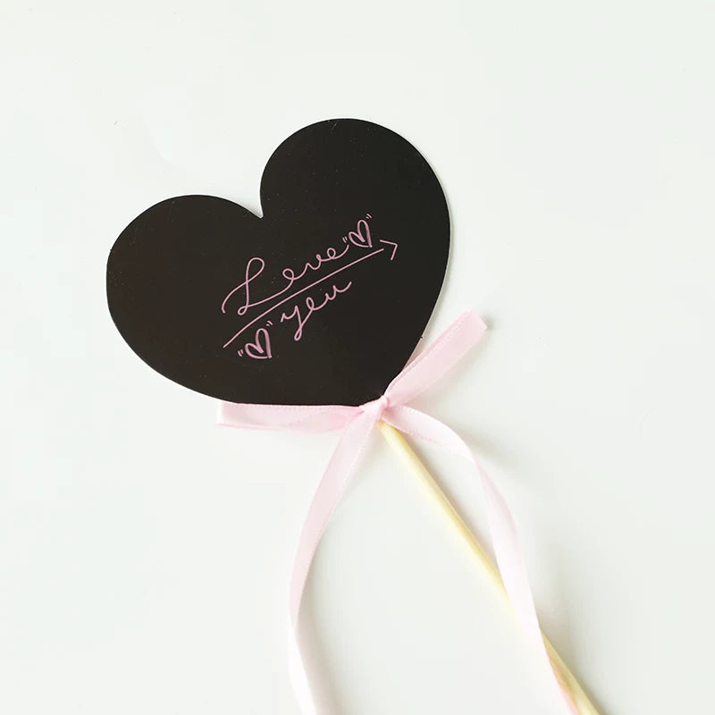 10pcs LOVE YOU Floral Picks for Valentine’s Day