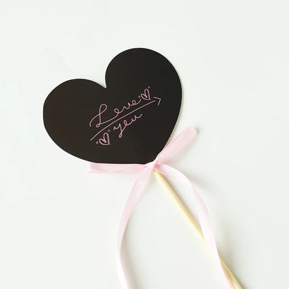 10pcs LOVE YOU Floral Picks for Valentine’s Day