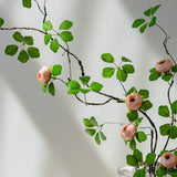 Load image into Gallery viewer, Artificial Camellia Flower Branch 83cmH