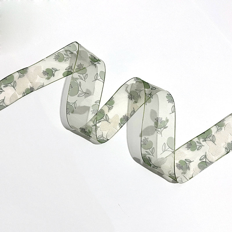 Springtime Soft Green Series Florists Ribbon