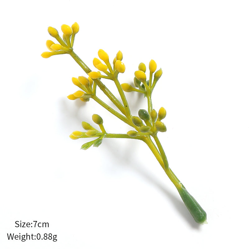 50pcs Artificial Foliage Fake Berries Stems