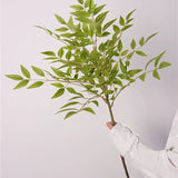 Load image into Gallery viewer, Real Touch Artificial Bamboo Leaf Stem (77cm)