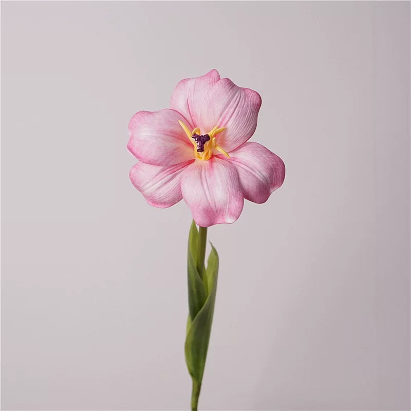 22" Real Touch Artificial Open Tulip Stem