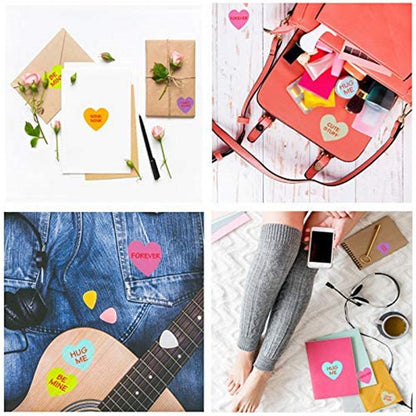 500pcs Valentine's Day Decorative Heart Stickers