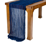 Load image into Gallery viewer, Pleated Table Runner Cloth for Weddings