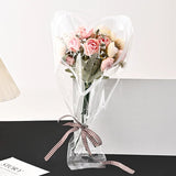 Load image into Gallery viewer, 50pcs Heart Print Clear Bouquet Sleeves Bags