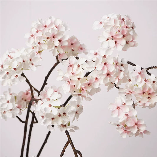 34" Artificial Pear Blossom Branch