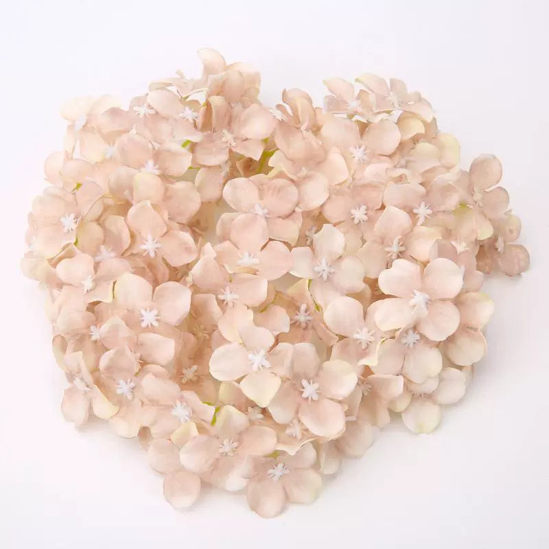 5cm Silk Hydrangea Flower Heads Pack 30