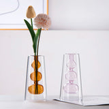 Load image into Gallery viewer, Tapered Double-Walled Colored Glass Vase