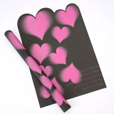 Load image into Gallery viewer, Pink Heart Waterproof Flower Paper Pack 20 (36x52cm)