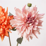 Load image into Gallery viewer, 2-Head Lifelike Faux Silk Dahlia Spray (60cm)