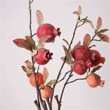Load image into Gallery viewer, Artificial Dried Pomegranate Fruit Stem (53cm)